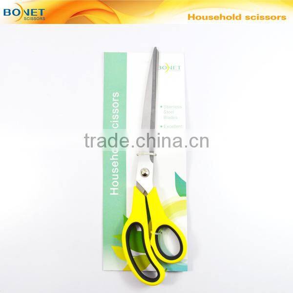 SHO0009Y CE certificated Home long blade scissors in Double Injection Handle