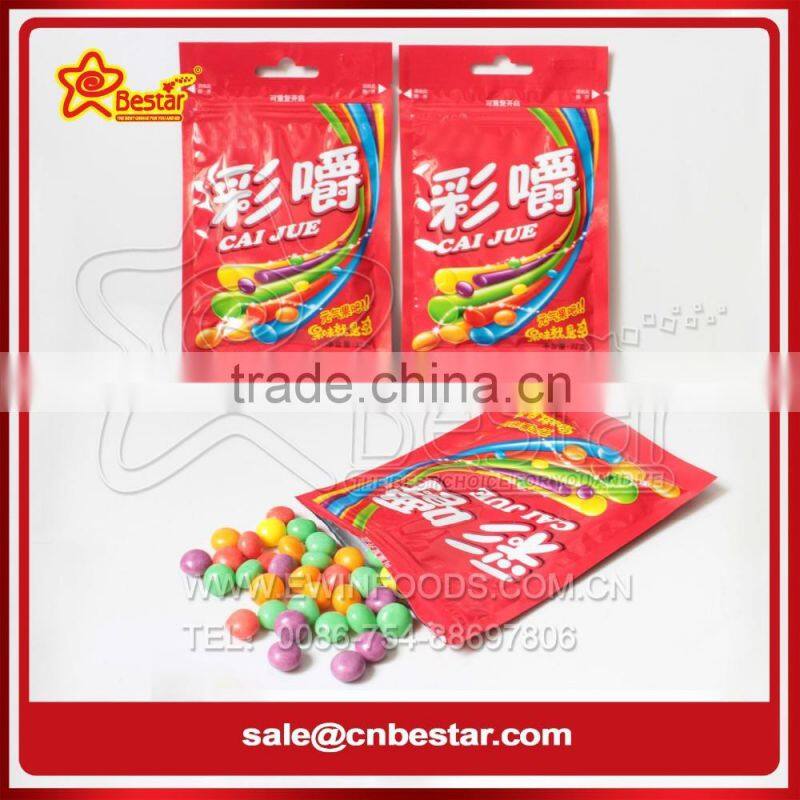 Bottle Packing Rainbow Chewing Candy Fruity Flavor