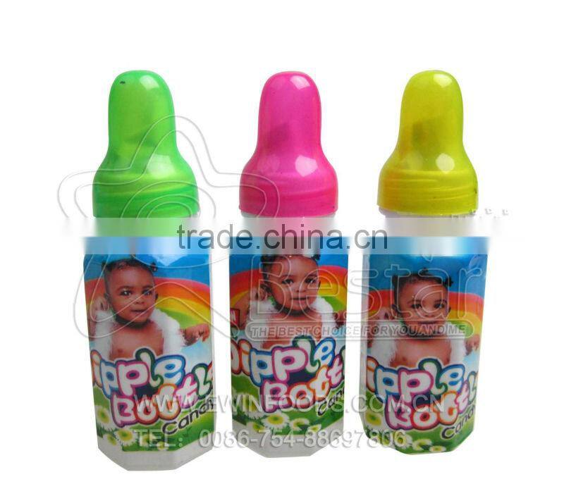 Feeding Bottle with Tattoo Paper Sour Powder Candy