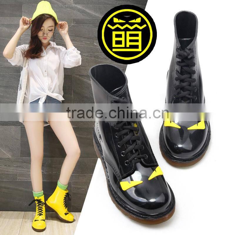 2017 new style rain boots women wellington boots