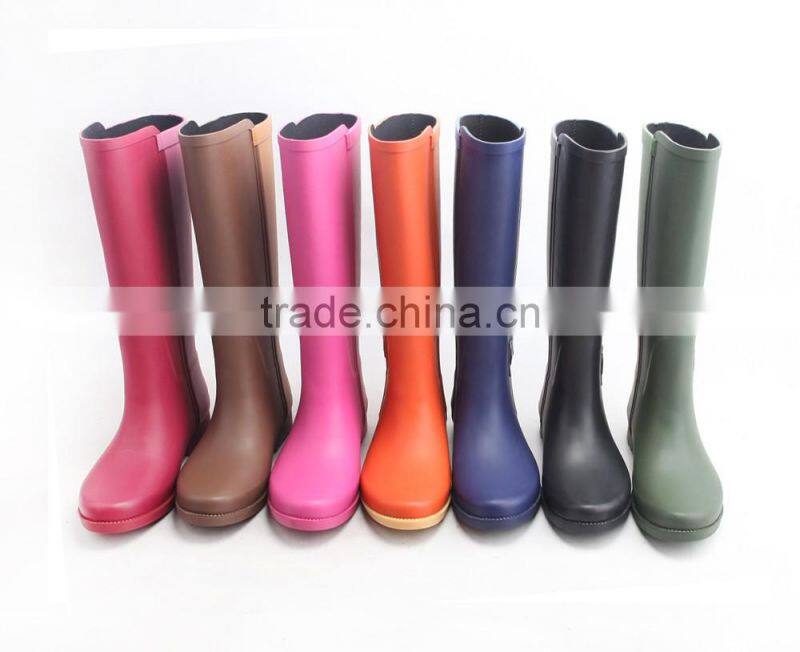 2016 fashion rubber rain boots women wellington boots