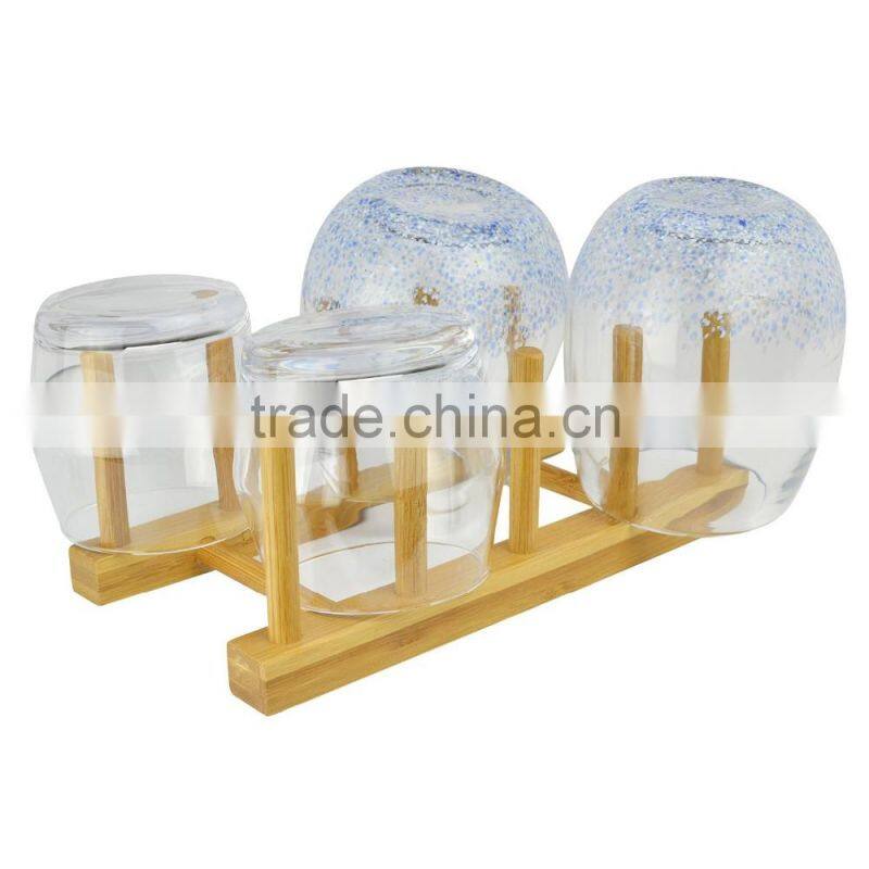 Eco Friendly Bamboo Wood Dish Drying Rack