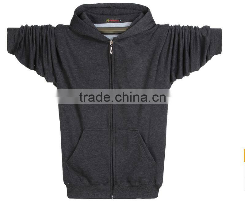 design your own colorblock high quality plain cotton casual full face zip hoodie