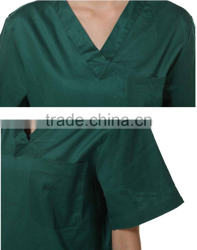 Slim Fit Unisex Medical Uniform Scrubs,Cotton Hospital Scrubs with custom logo