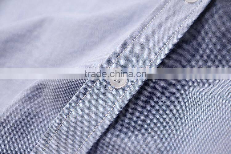 2015 Fashionable 100% Cotton Shirt Embroidered Shirt for Men