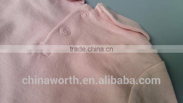 Factory Direct Wholesale Baby Polo Neck follower embroidered Romper