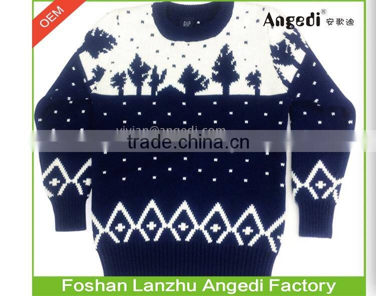 2016 fashion Christmas apparel knitted Xmas jumper children winter Wool Knitted Christmas Jumpers