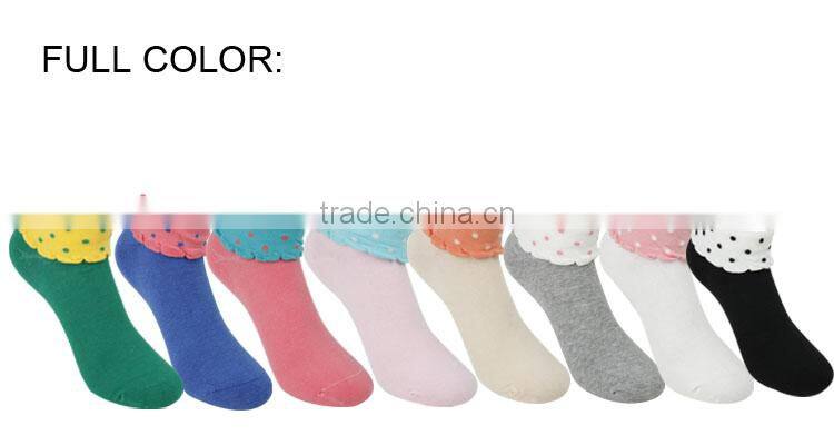2014new fashion comfortable wholesale cotton ladies ankle socks