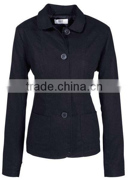 ladies blazer women's linen cotton blazer