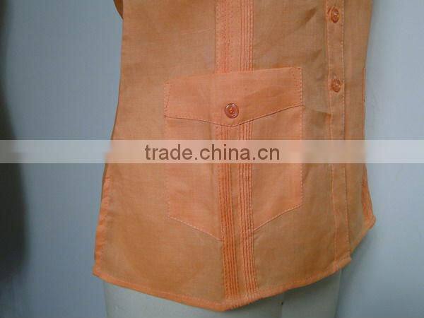 Women linen blouse fashion design