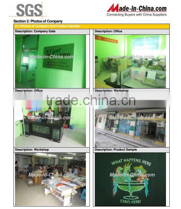 Top Quality Custom-made Sparkly Rhinestone Transfer Design