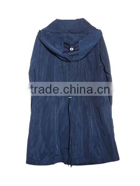 2014-2015 beautiful long style long denim coat for women with sheep leather trimming