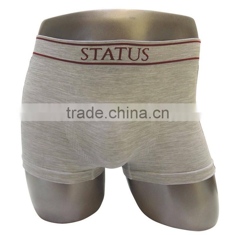 Hot sale mans underwear panties plain seamless boxers underwear wholesale