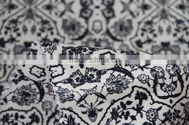 High quality silky weaving 1/1 printing finished cotton fabric