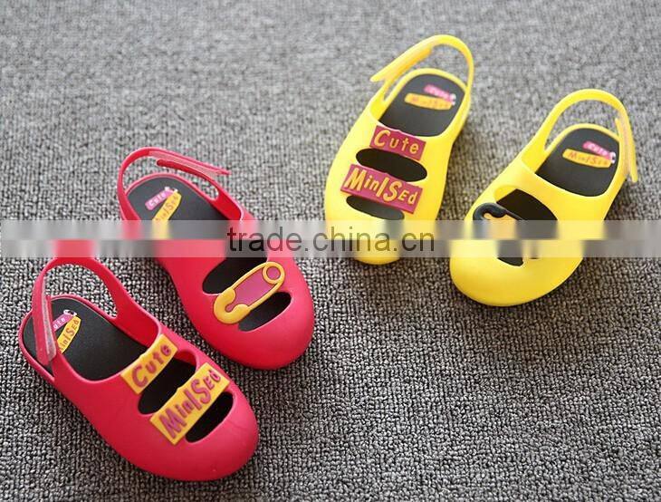 New design mini melissa shoes, smile face mini melissa