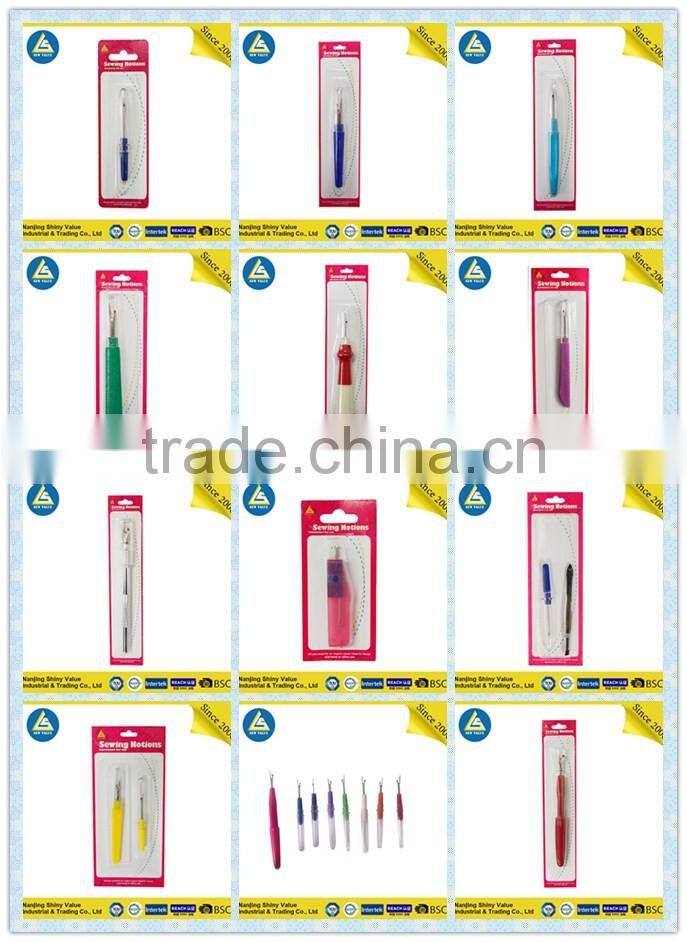 Oval handle portable tailors sewing tools seam ripper