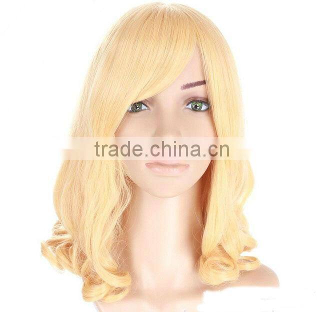 Brazilian 2015 Hair Wig for Party,Full Lace Wig with Baby Hair,Japan Cosplay Wig Funny Wigs Synthetic Hair Dubaa Fashion
