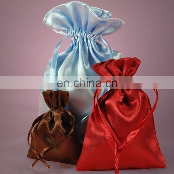 SATIN Jewellery Drawstring Gift Bag POUCHES - 5 COLOURS