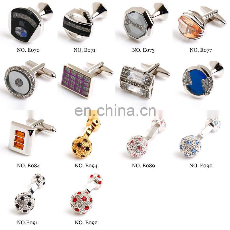 Diamond Ball Cufflinks transparent crystal cuff link