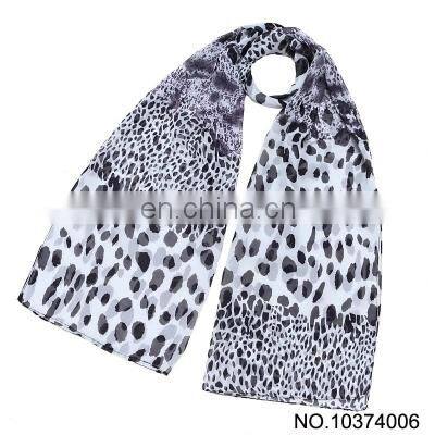 Forest leopard print chiffon long towel wholesale
