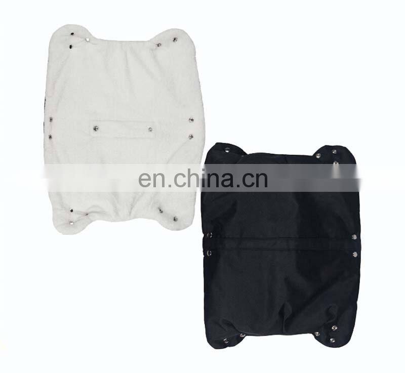 Black Red Plush Warm Winter Hand Muff for Baby Stroller