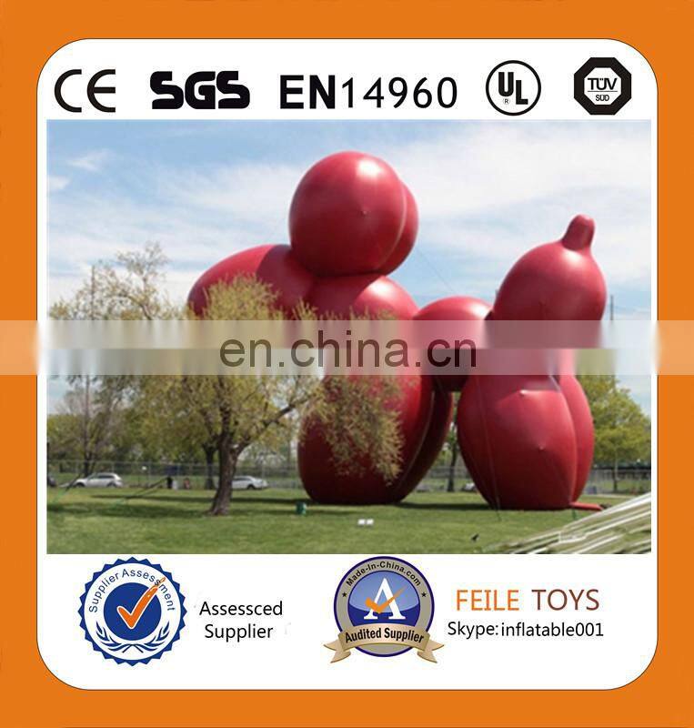 High quality and top design lovely dog inflatable advertising