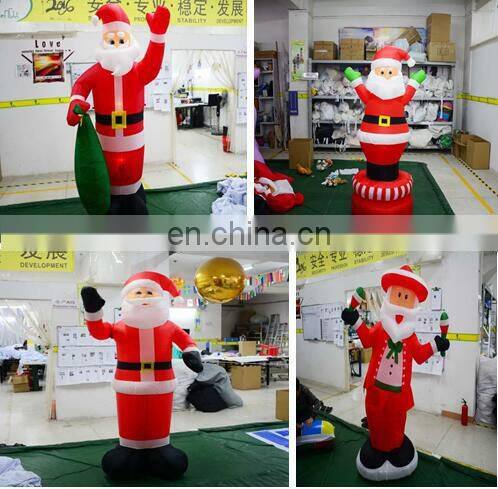 Inflatable Outdoor Christmas Decoration , Giant Inflatable Christmas Tree , Attractive Inflatable Xmas Walking Stick