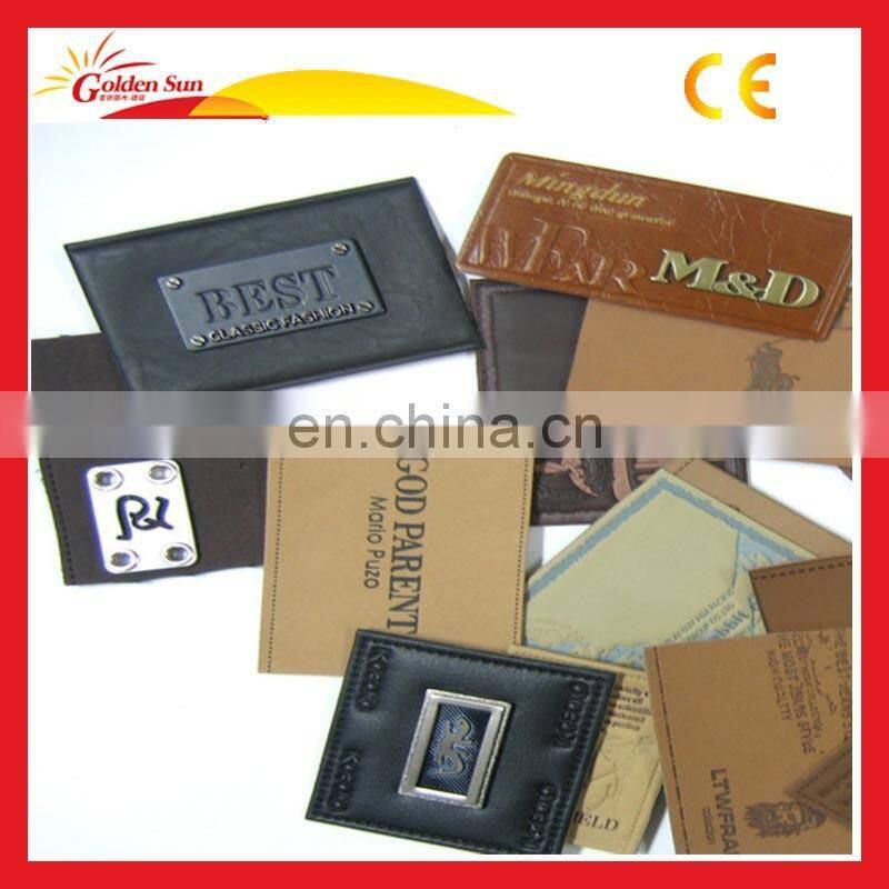High Quality Hot Stamping Logo Leather Patch