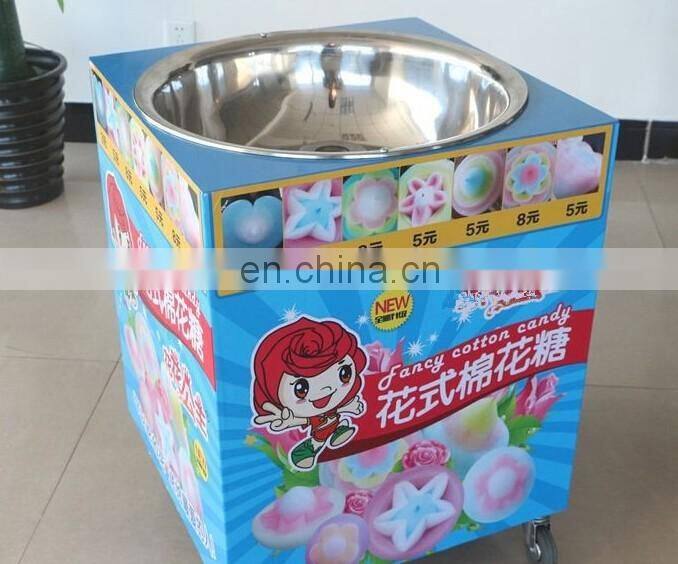 CE Certificated Commercial Cotton Candy Floss Machine and Bubble Cover