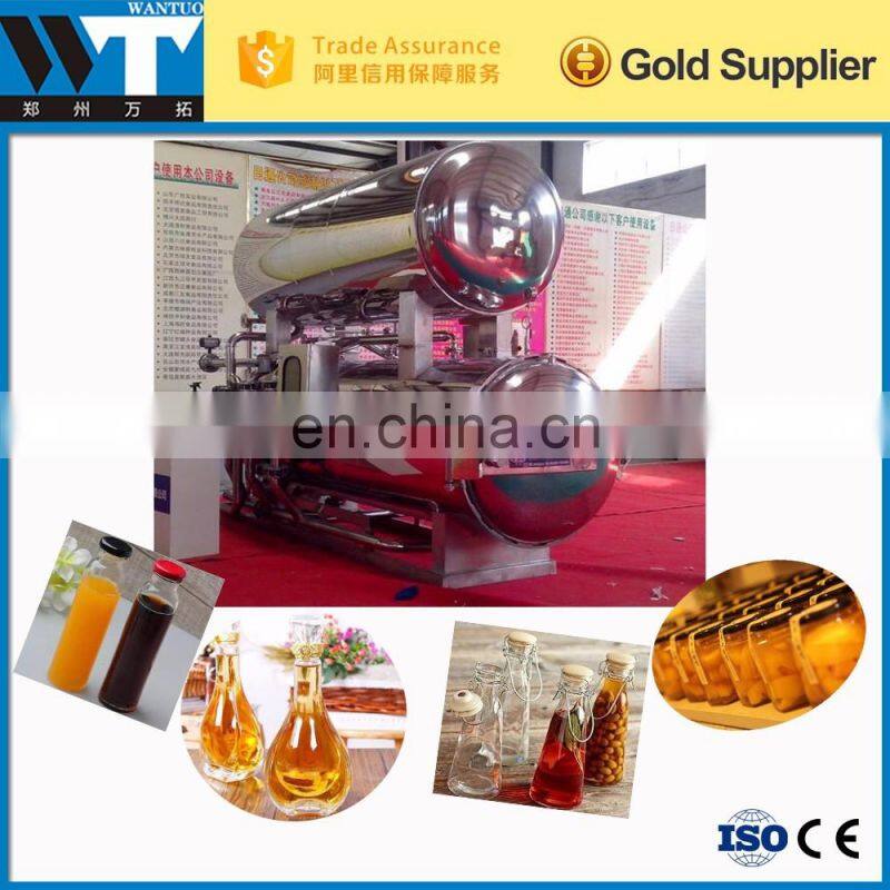 Industrial automatic high pressure canned food|fruit juice|jam spray type retort machine