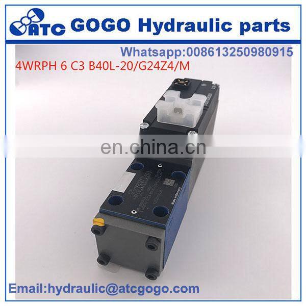 Proportional valve 4WRPH 6 C3 B40L-20/G24Z4/M High-response directional valves 4WRPH 6 C4 B40L-20/G24Z4/M