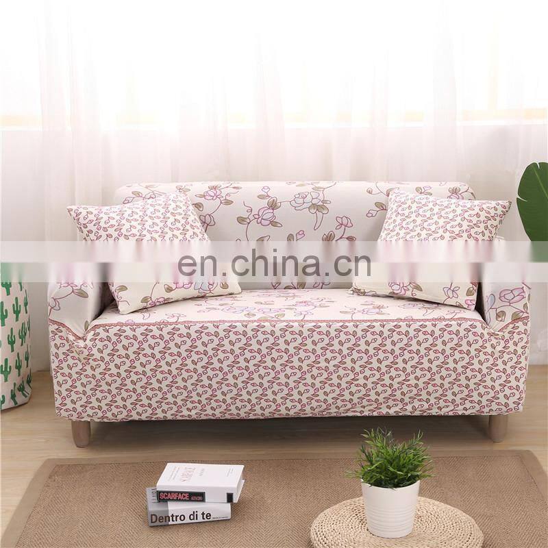 Custom pattern digital printed loveseat Sofa Cover spandex sofa slipcover