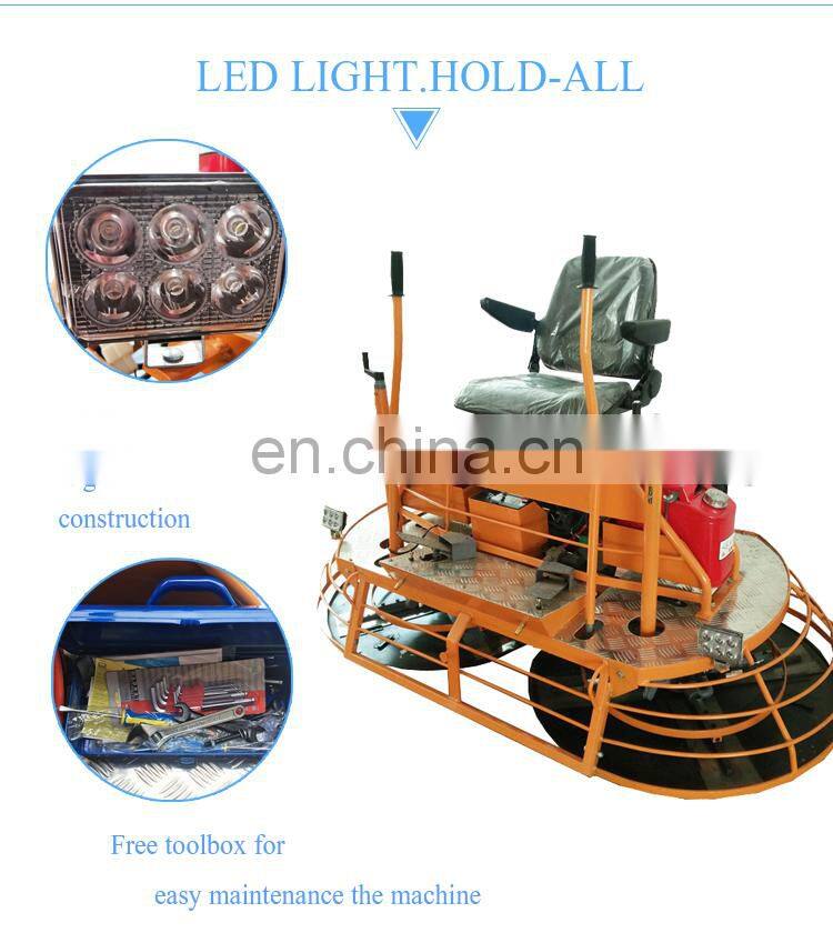 mini concrete ride on power trowel machine for sale