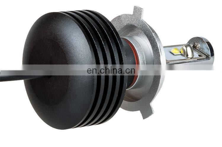 H4 LED Headlight Fanless 60W 6000LM EMC 6500K Xenon White Car LED Head Lamp without Noise