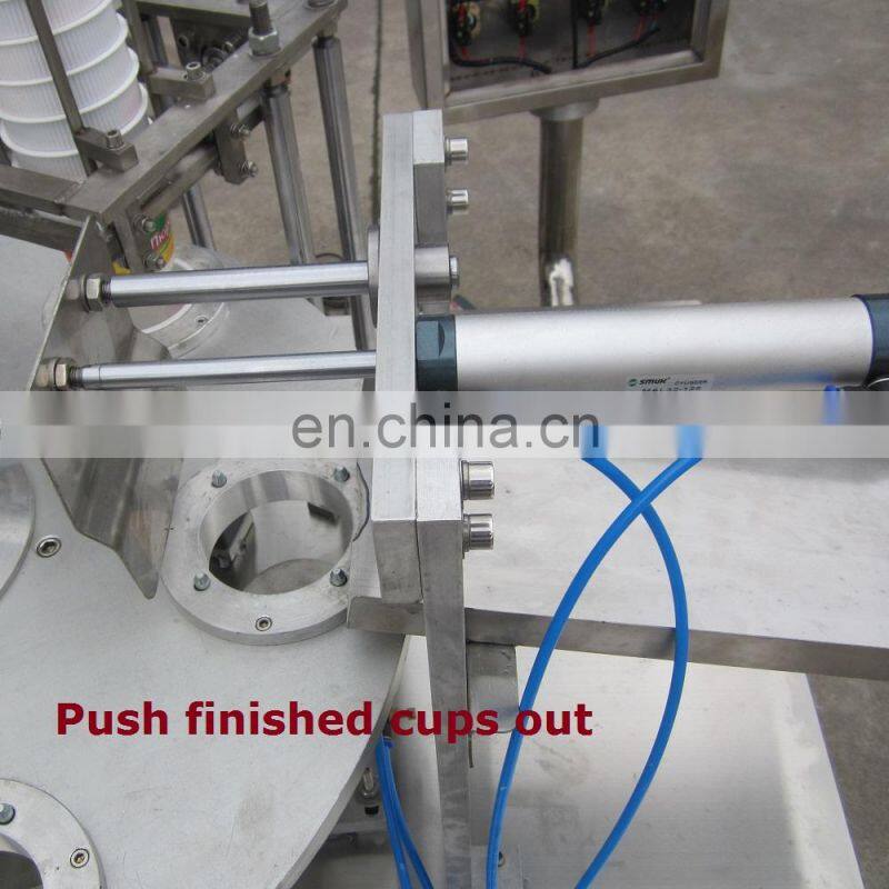 Joygoal - factory sale fill seal machine for water tray sealing machine automatic plastic cup lidding machine