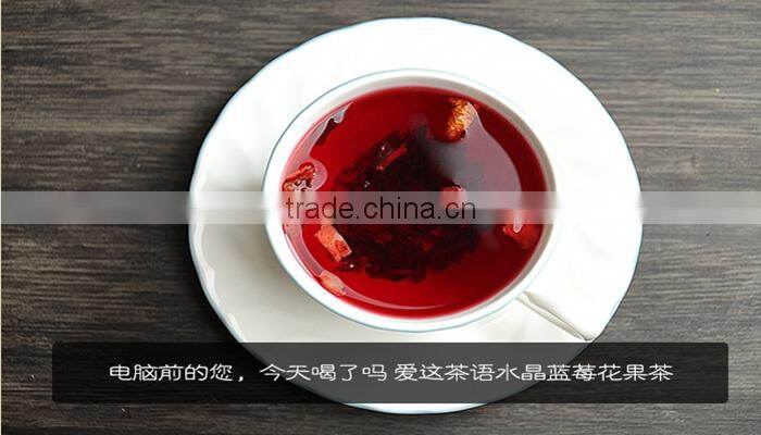 Premium Grade Fruit Flavored Tea Blended Dried Fruit Tea