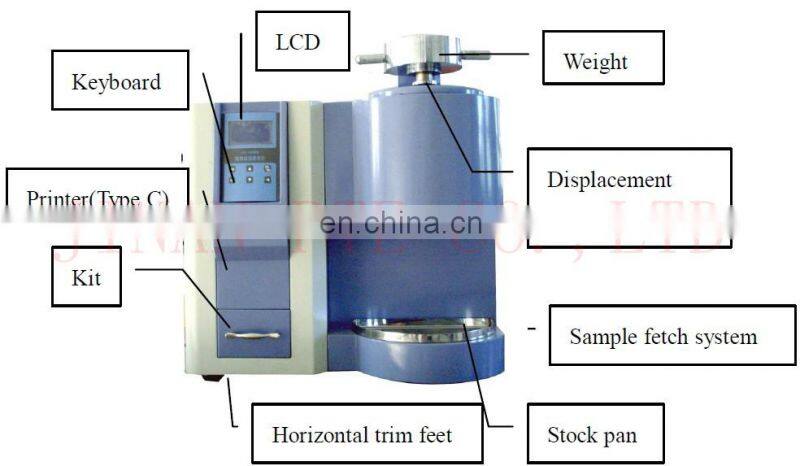 LCD mfi plastic melt flow index tester
