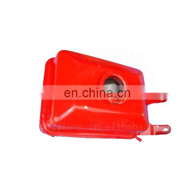 Plastic fuel tank for agricultural tractor