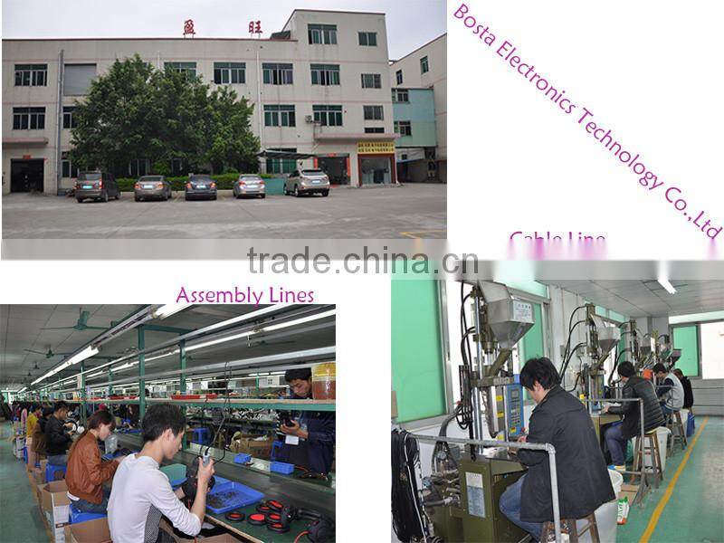 Glowing beautiful colors and shining with dazzling brilliance light earphones with remote