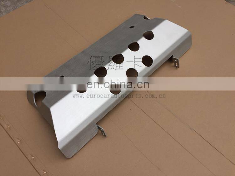 Aluminum alloy rear skid plate for w463 g500 4*4 rear down board fit for MB g500 g55 g65 brabas auto parts for g500 4*4
