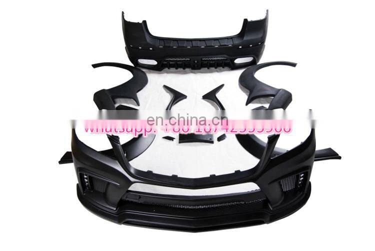 ML CLASS w166 ML320 ML350 ML400 ML63 body kit for w166 ML320 ML350 ML400 ML63 to WD style with bumper exhaust tips