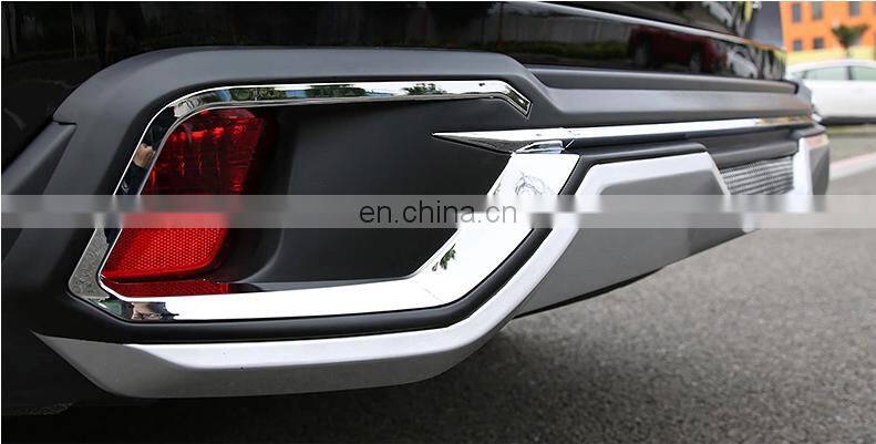ABS material front/rear bumper guard for Toyota Highlander 2015+