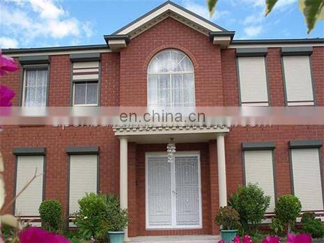 White color external roller shutter windows for commercial shop or home
