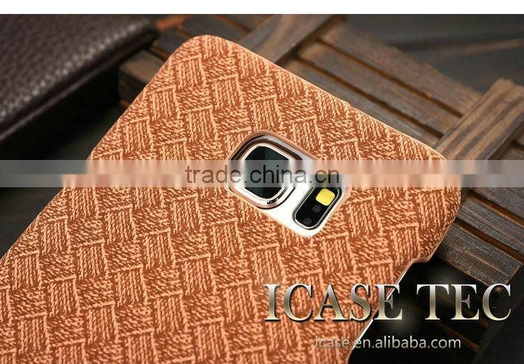 Manufacturer Wholesale Weave Style With Washed Cloth Phone Case for samsung galaxy note 5