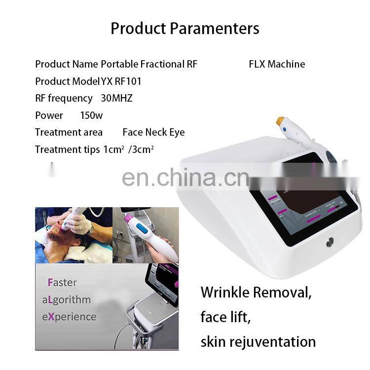 portable mini intragen FLX rf skin tightening Face Lift Stationary cpt newest Radio Frequency Equipment Machine