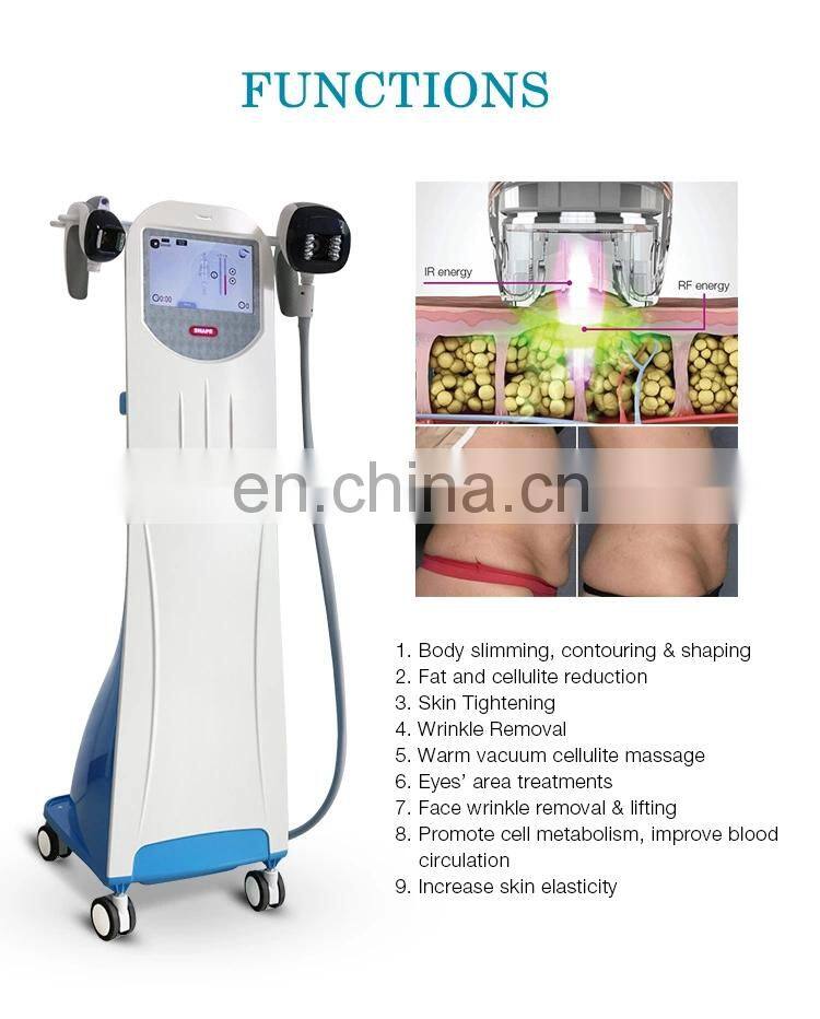 Multifunction high quality shaper V3 vacuum roller rf cavitation infrared body slimming machine