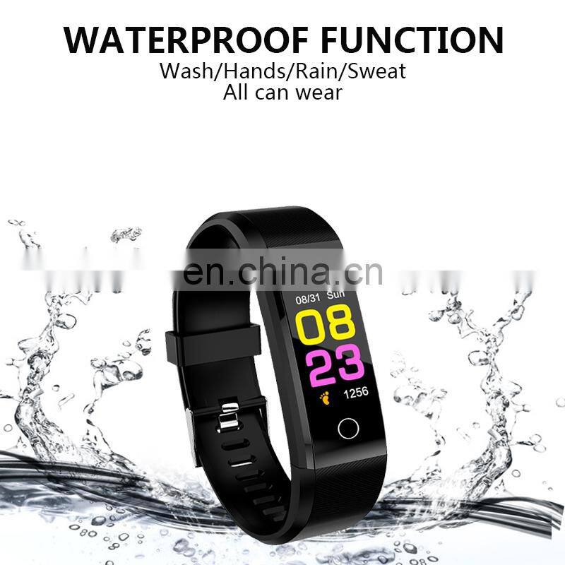 Smart Watch 115PLUS High Quality Man Waterproof Smartwatch Silicone Fitness Tracker smart watch band sport watch smart