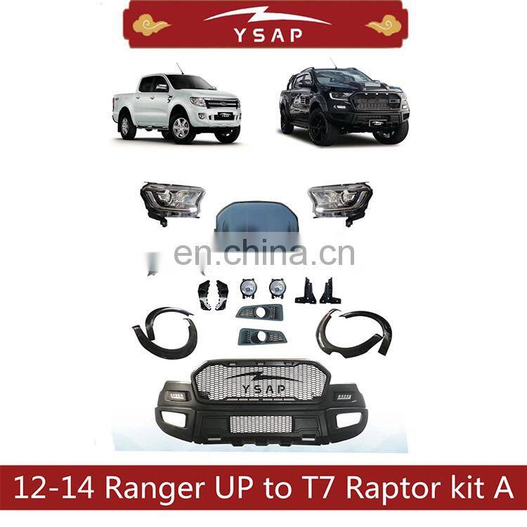 Hot selling facelift body kit upgrade kit for 2012-2014 Range T6 upgrade to 2018 T8 kit
