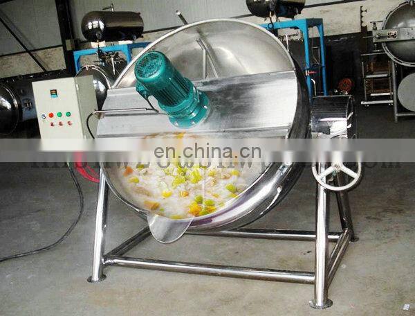 Tiltable with stirring electric jacket cooking pot 1000L jacket kettle