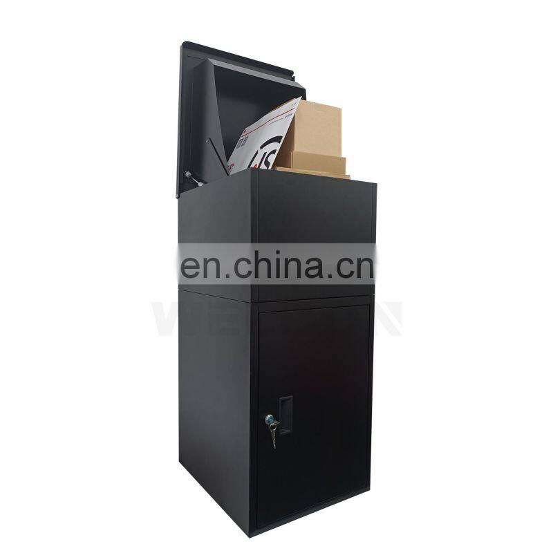 High Quality Black Drop Box Parcel Box Large For Package